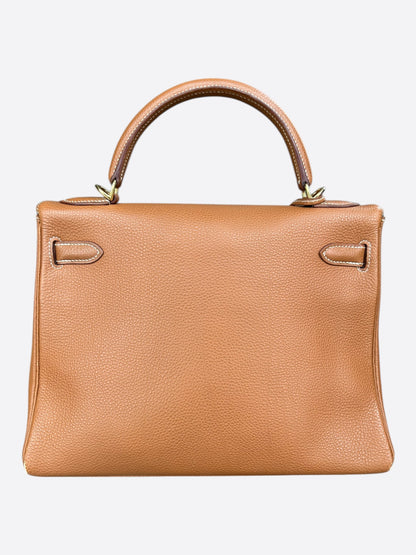 Hermes Gold Togo & Gold Hardware Kelly 28