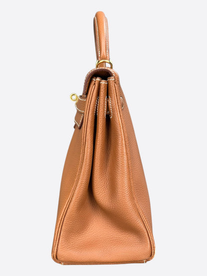 Hermes Gold Togo & Gold Hardware Kelly 28