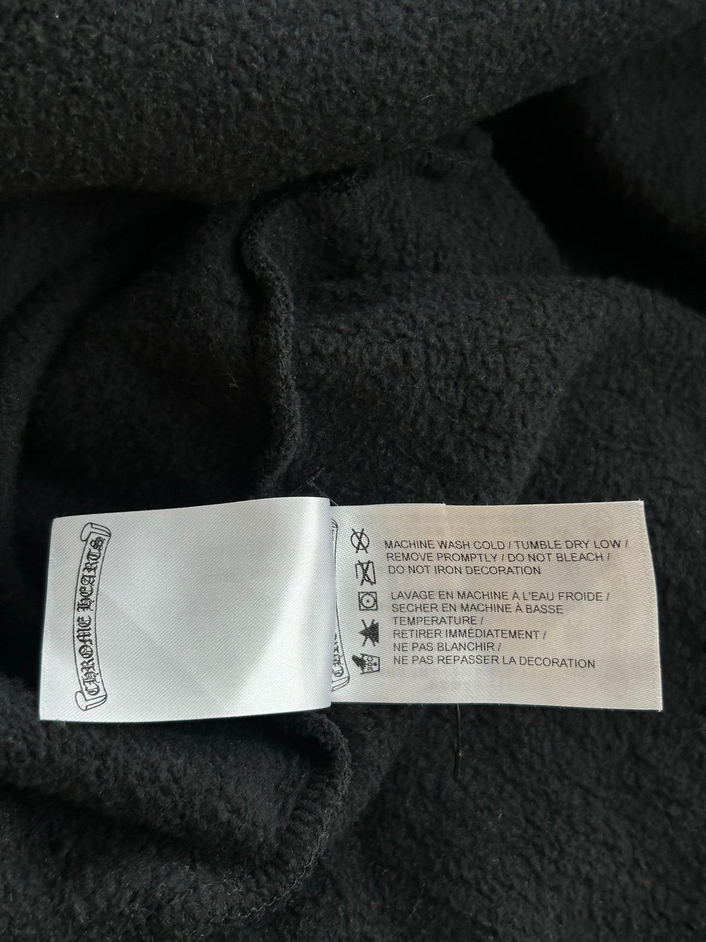 Chrome Hearts Black & White Las Vegas Horseshoe Logo Hoodie