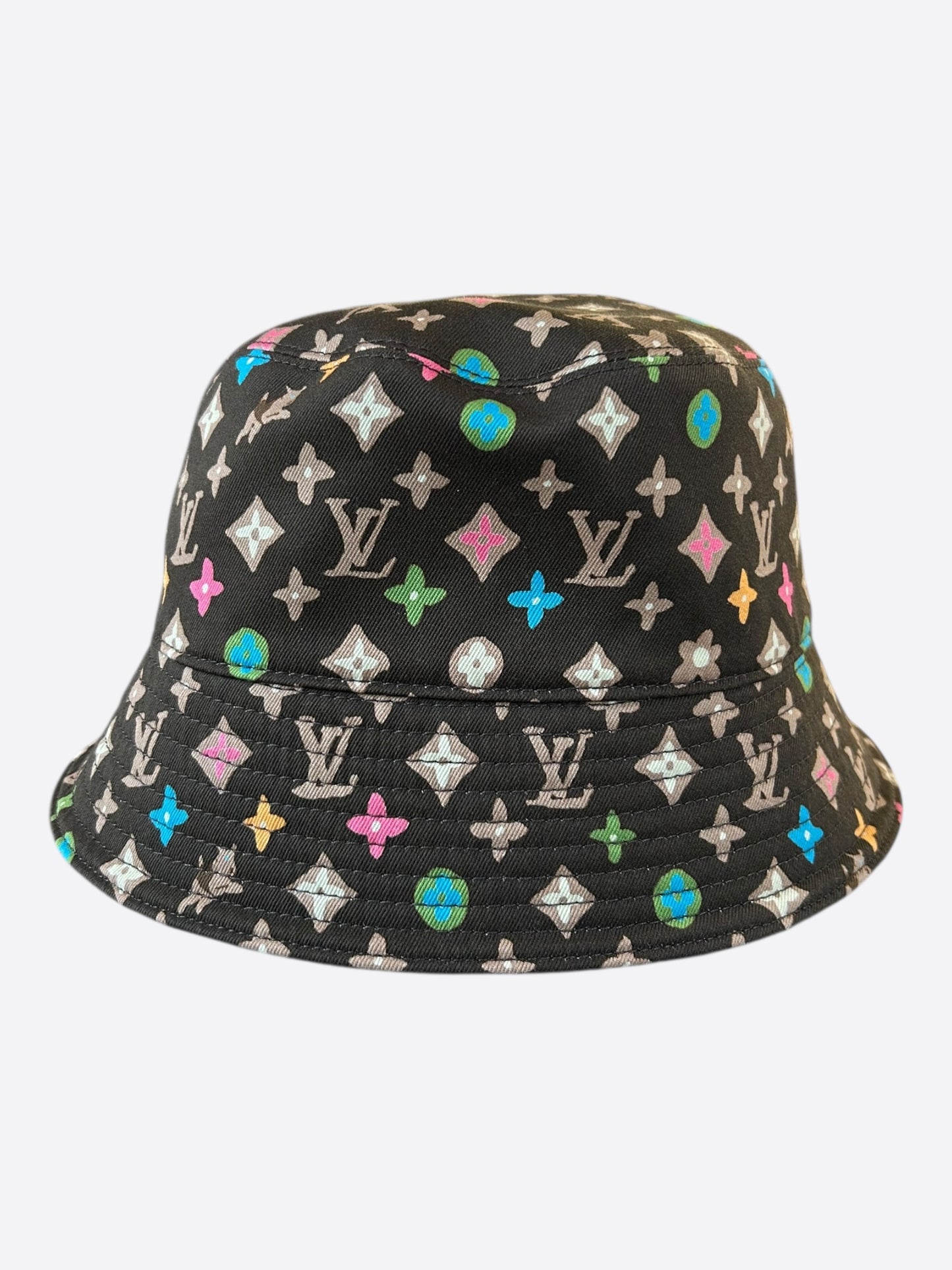 Louis Vuitton Tyler The Creator Brown & Multicolor Monogram Reversible Bucket Hat