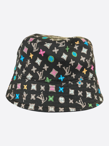 Louis Vuitton Tyler The Creator Brown & Multicolor Monogram Reversible Bucket Hat