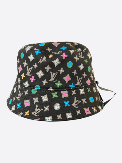 Louis Vuitton Tyler The Creator Brown & Multicolor Monogram Reversible Bucket Hat