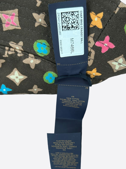 Louis Vuitton Tyler The Creator Brown & Multicolor Monogram Reversible Bucket Hat