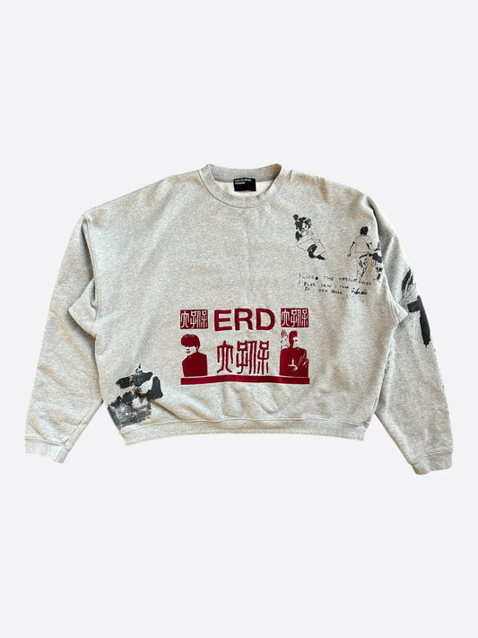 Enfants Riches Deprimes Grey Oceanic Graphic Sweater