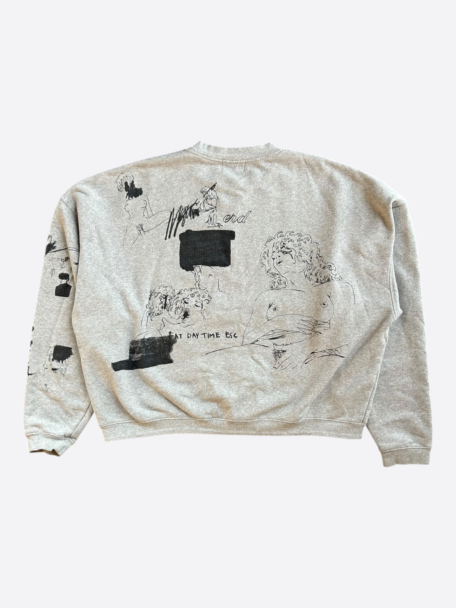 Enfants Riches Deprimes Grey Oceanic Graphic Sweater – Savonches