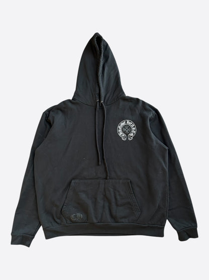 Chrome Hearts Black & White Las Vegas Horseshoe Logo Hoodie