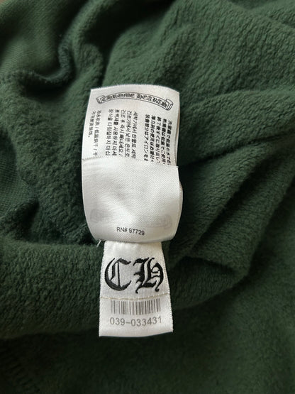Chrome Hearts Green & Yellow T-Bar Logo Hoodie