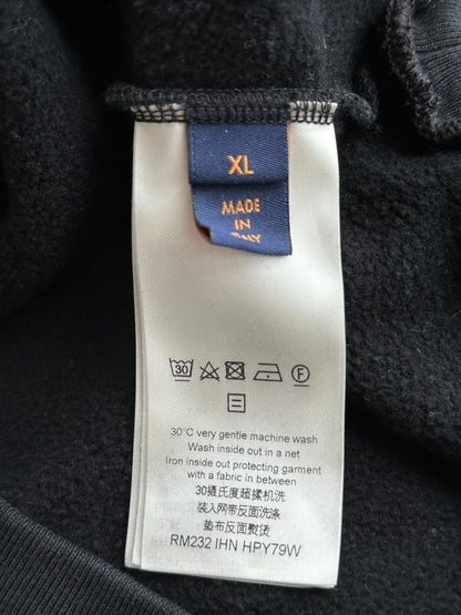 Louis Vuitton Black & White Tool Logo Sweater