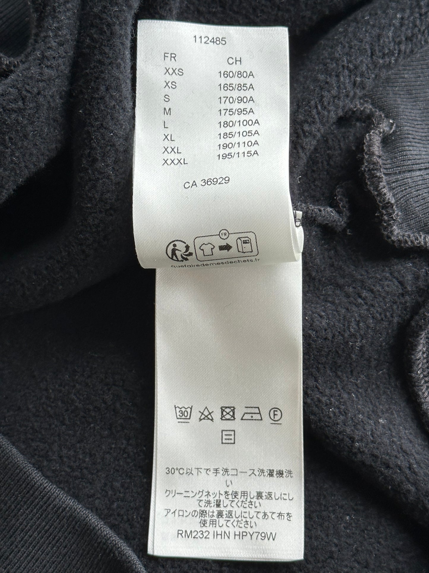 Louis Vuitton Black & White Tool Logo Sweater