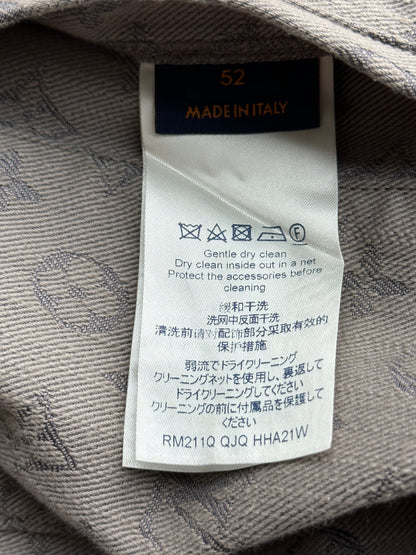 Louis Vuitton Grey Monogram Denim Jacket