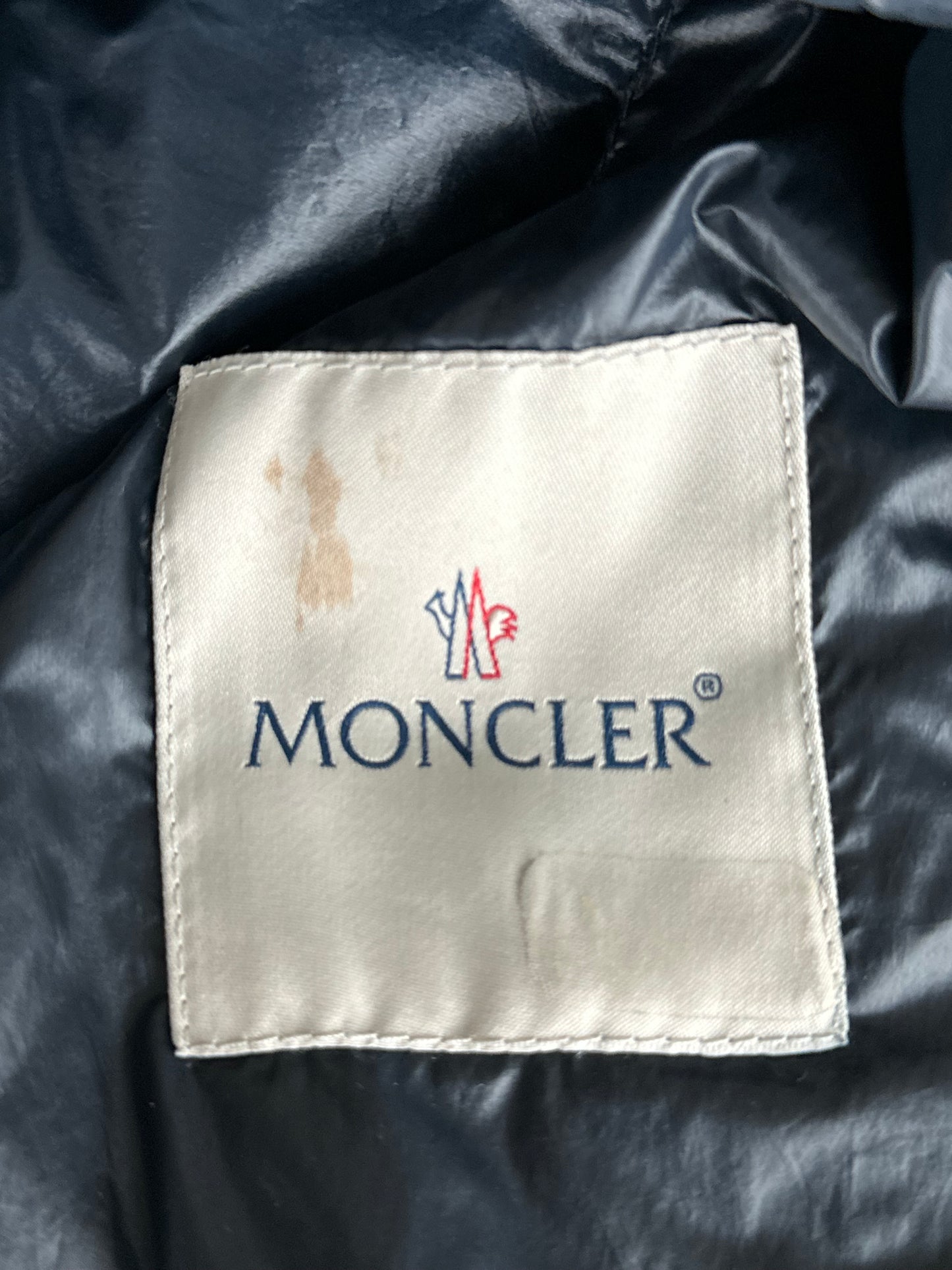 Moncler Navy Acorus Down Jacket