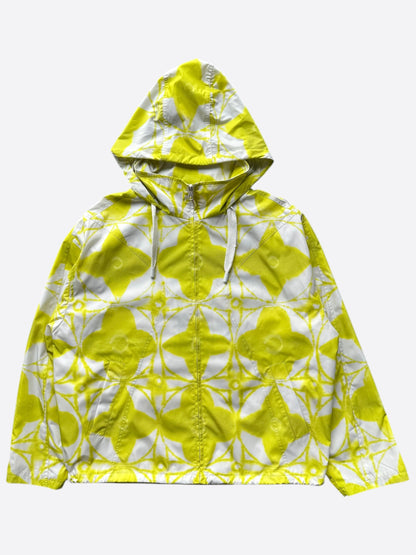 Louis Vuitton White & Yellow Shibori Monogram Windbreaker