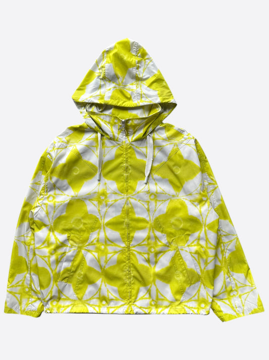 Louis Vuitton White & Yellow Shibori Monogram Windbreaker