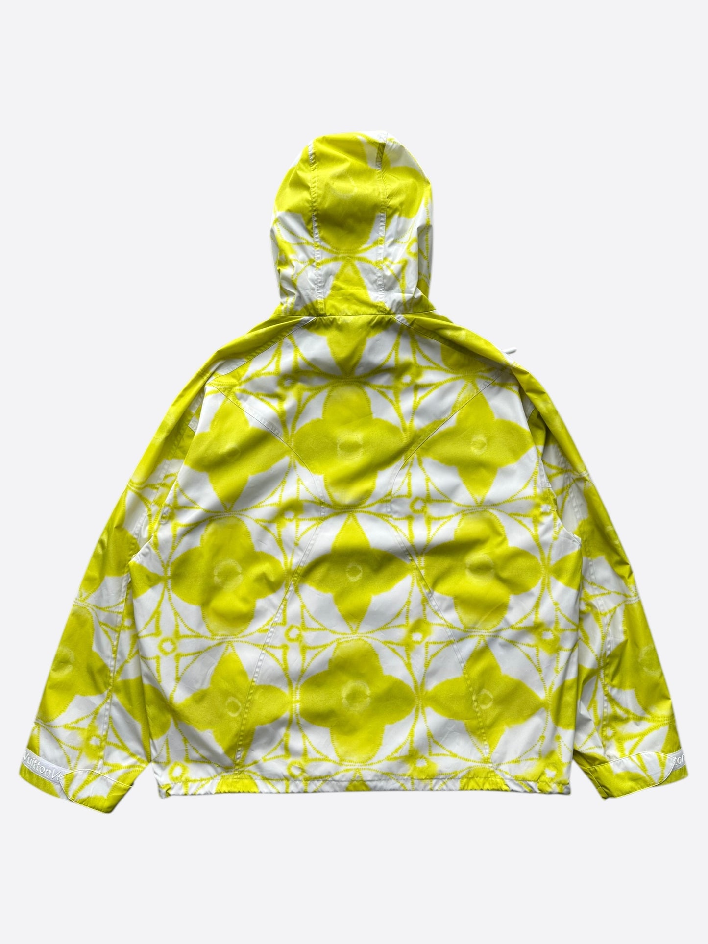 Louis Vuitton White & Yellow Shibori Monogram Windbreaker