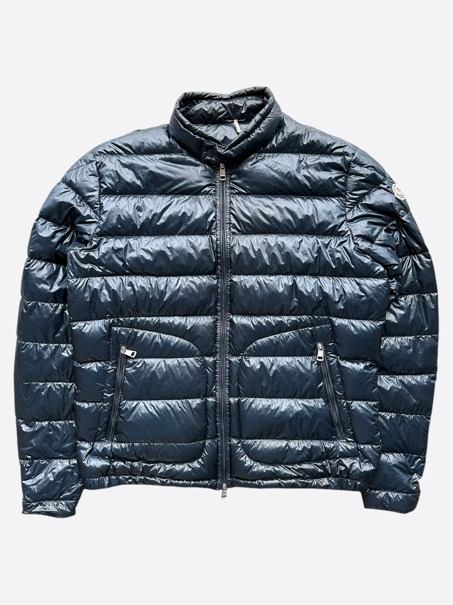 Moncler Navy Acorus Down Jacket