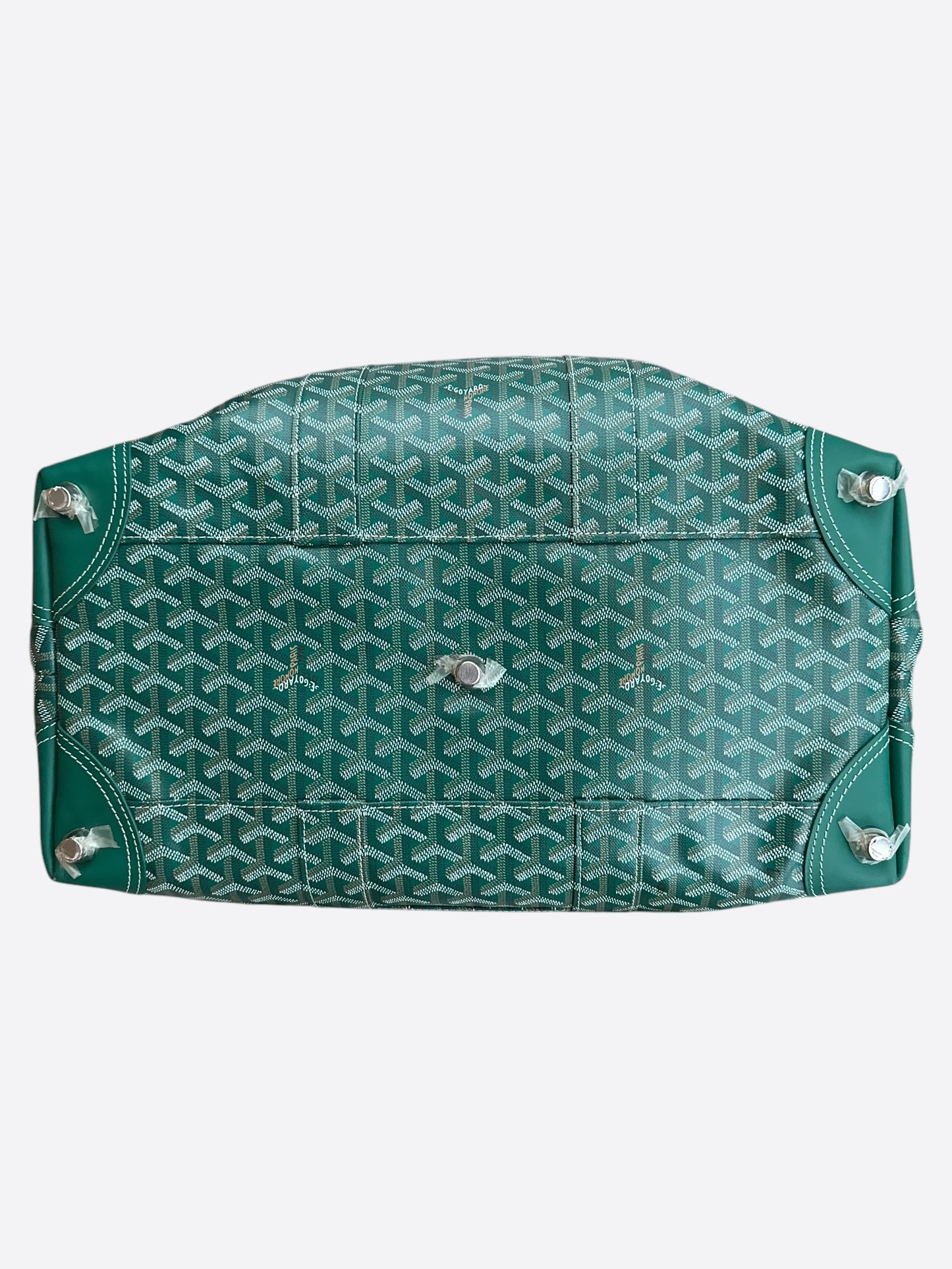 Goyard Green Bowling 45 Duffel Bag