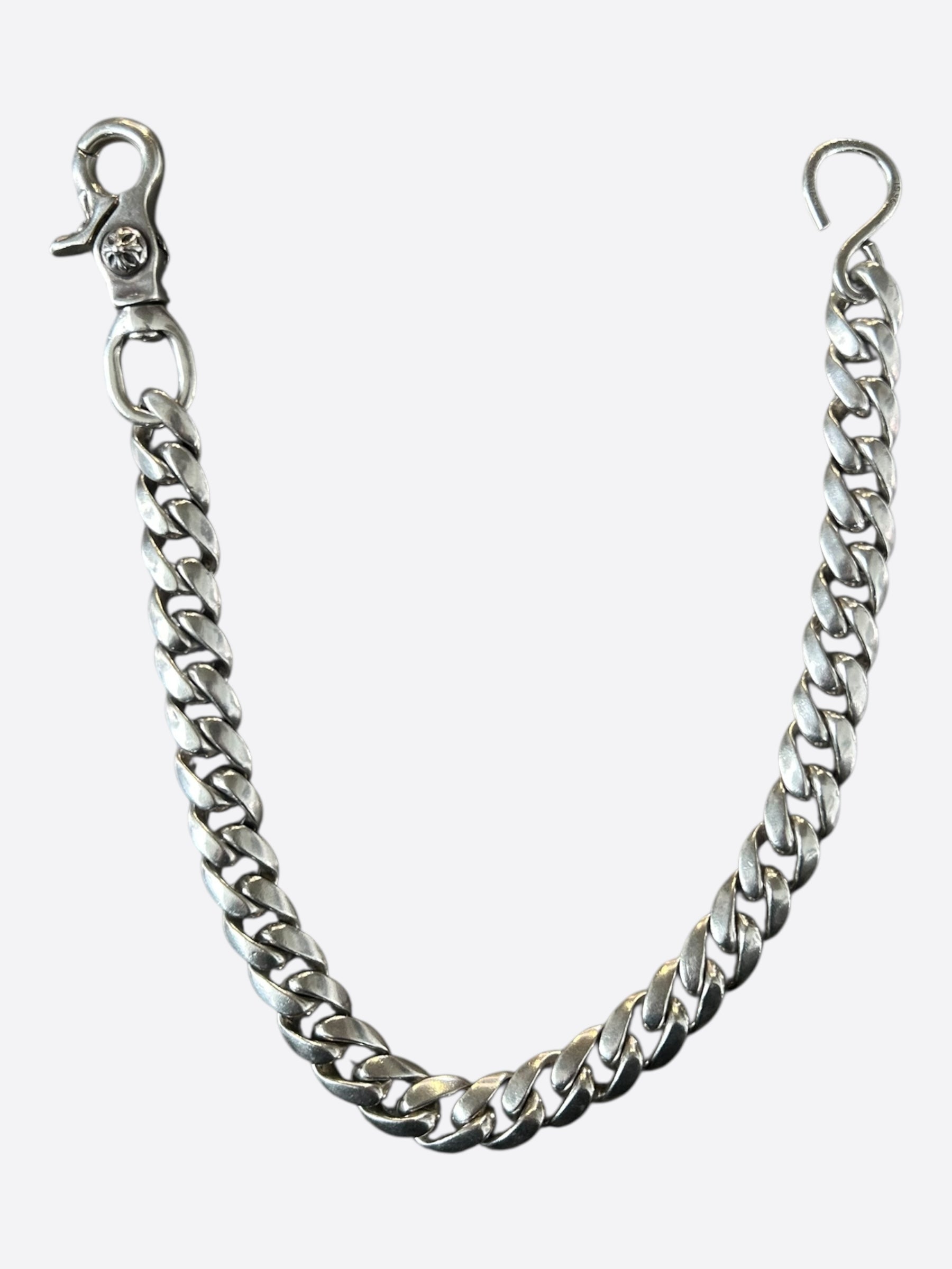 Chrome Hearts Silver Cuban Link Wallet Chain – Savonches