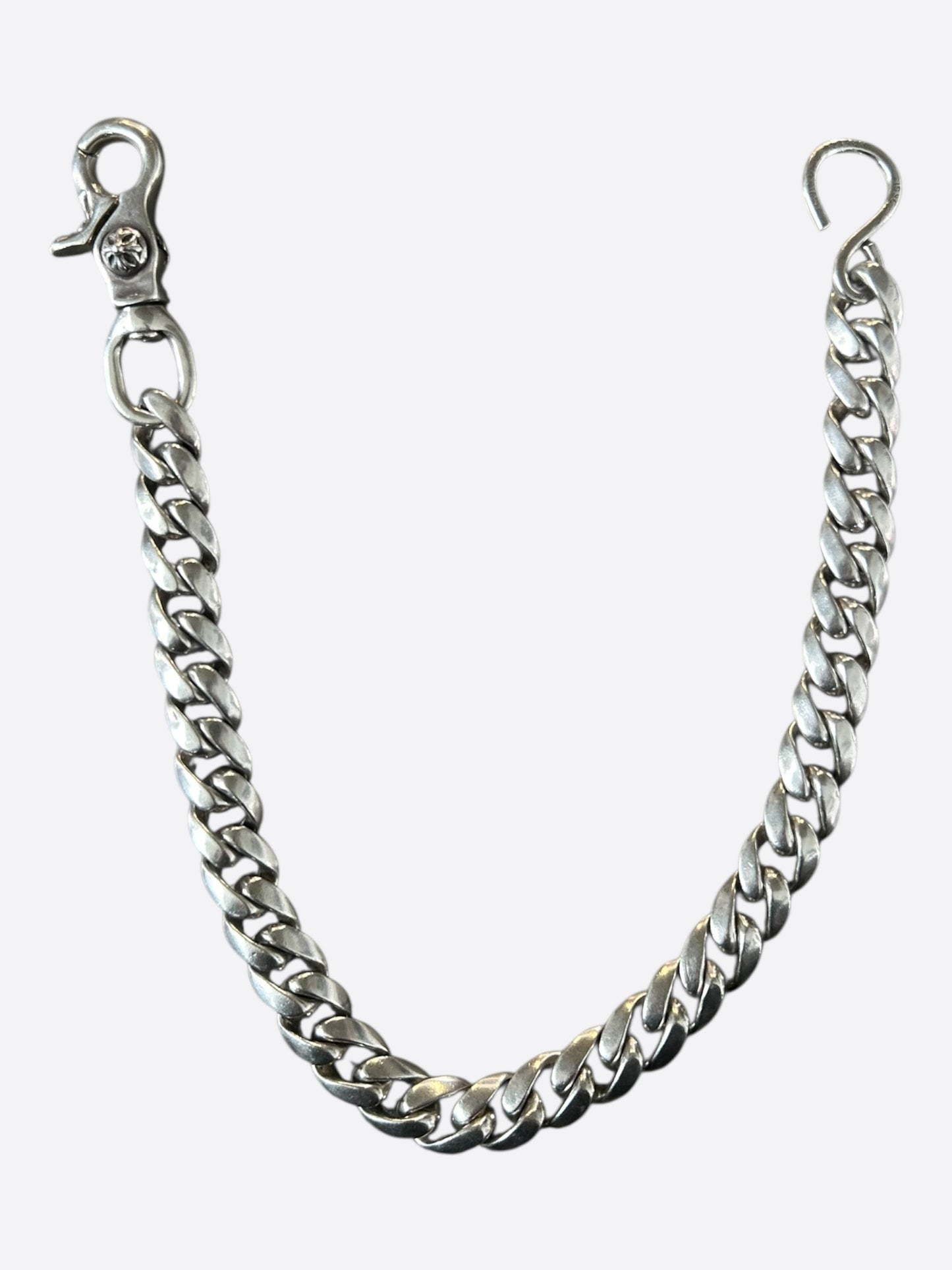 Chrome Hearts Silver Cuban Link Wallet Chain