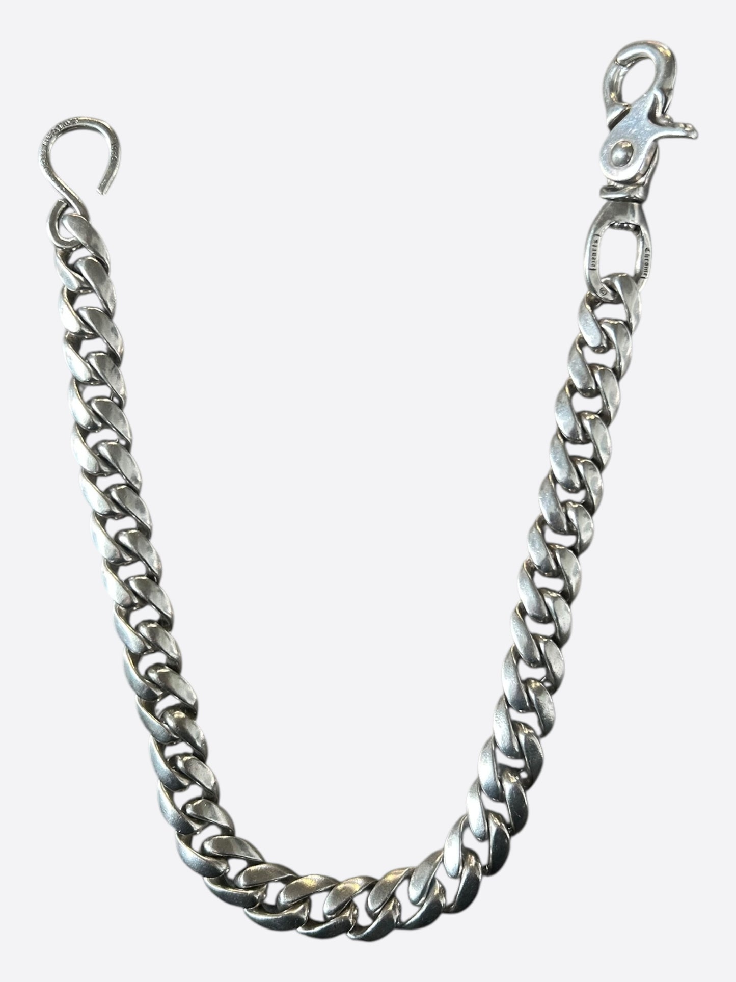 Chrome Hearts Silver Cuban Link Wallet Chain