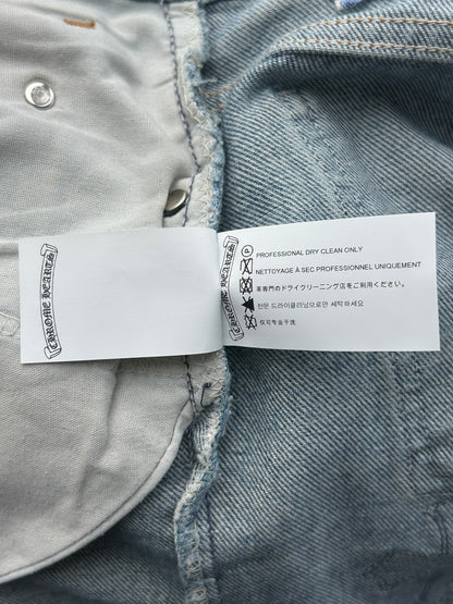Chrome Hearts Levis St Barth Blue Galaxy Patch Jeans