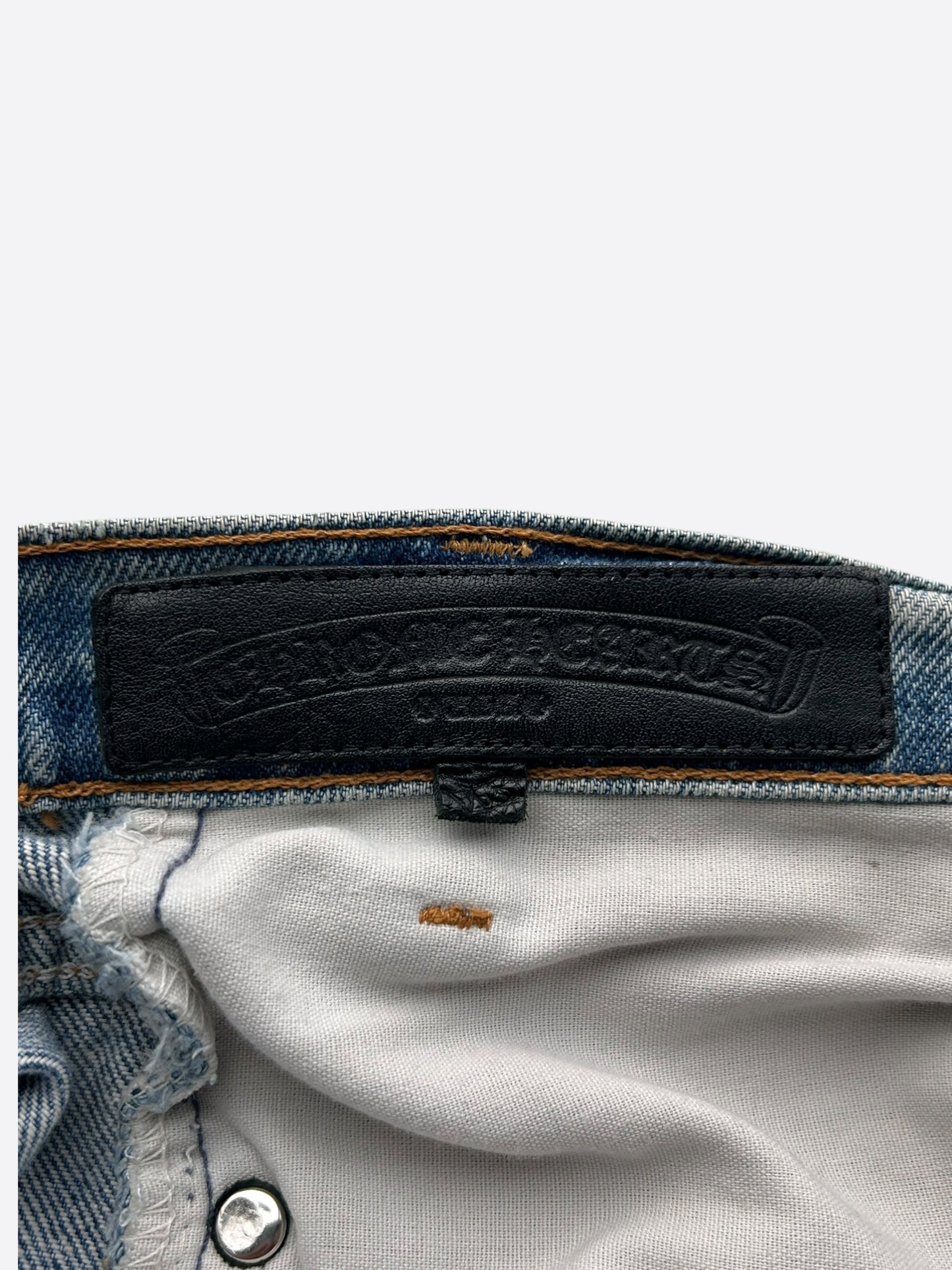 Chrome Hearts Levis St Barth Blue Galaxy Patch Jeans