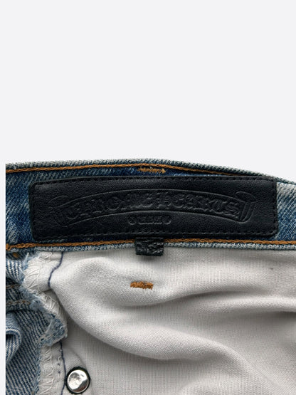 Chrome Hearts Levis St Barth Blue Galaxy Patch Jeans
