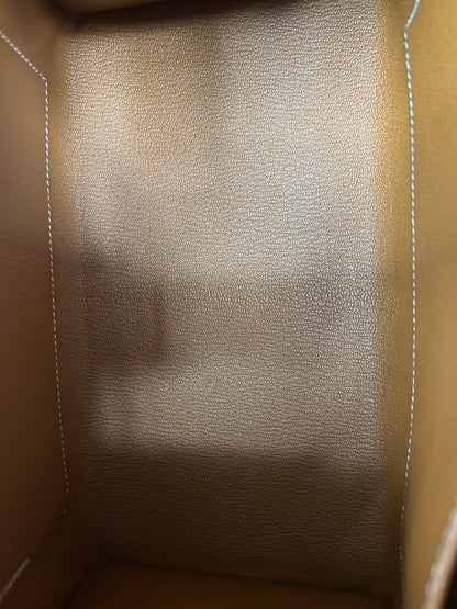 Hermes Gold Epsom Sellier & Gold Hardware Birkin 25