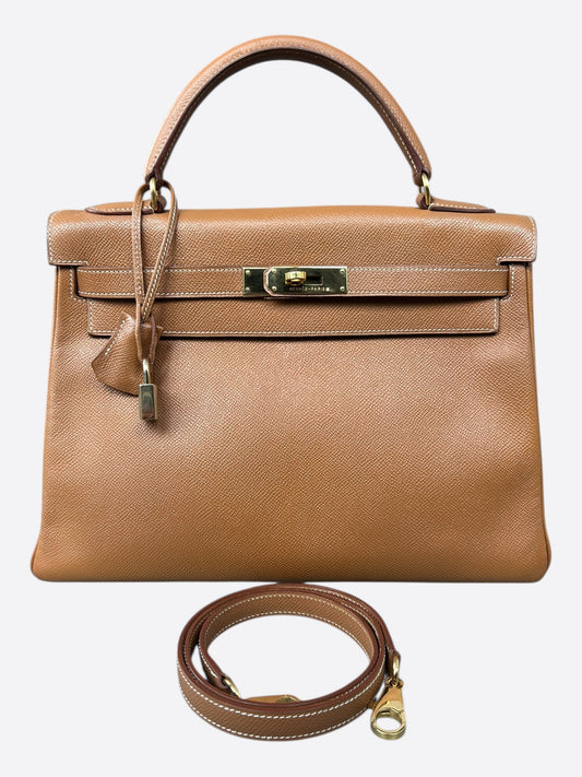 Hermes Gold Togo & Gold Hardware Kelly 32