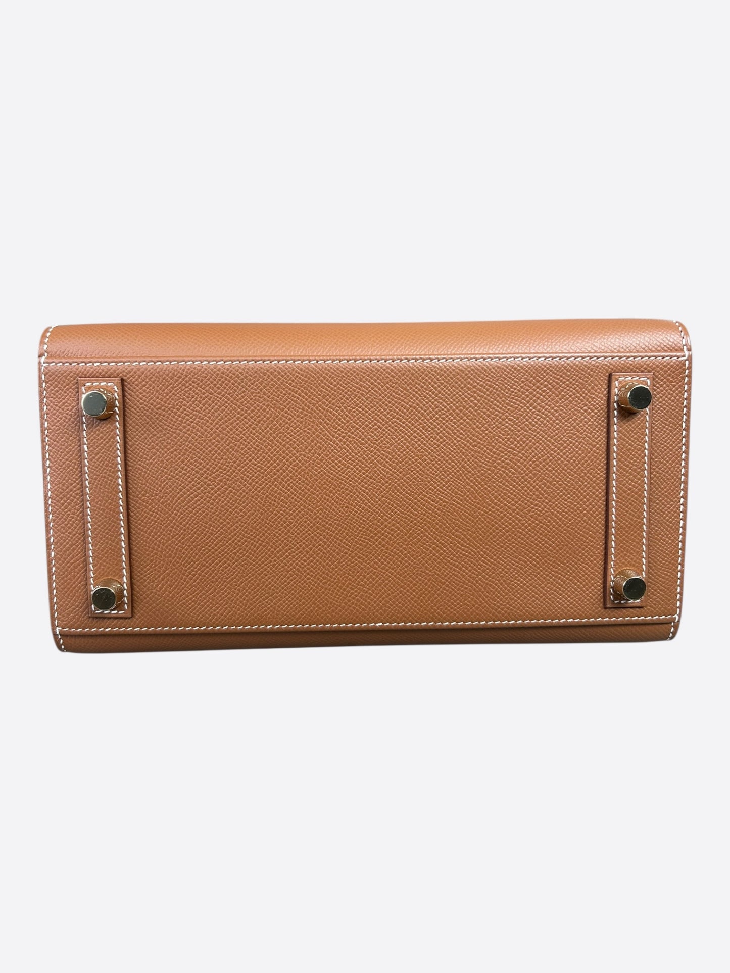 Hermes Gold Epsom Sellier & Gold Hardware Birkin 25