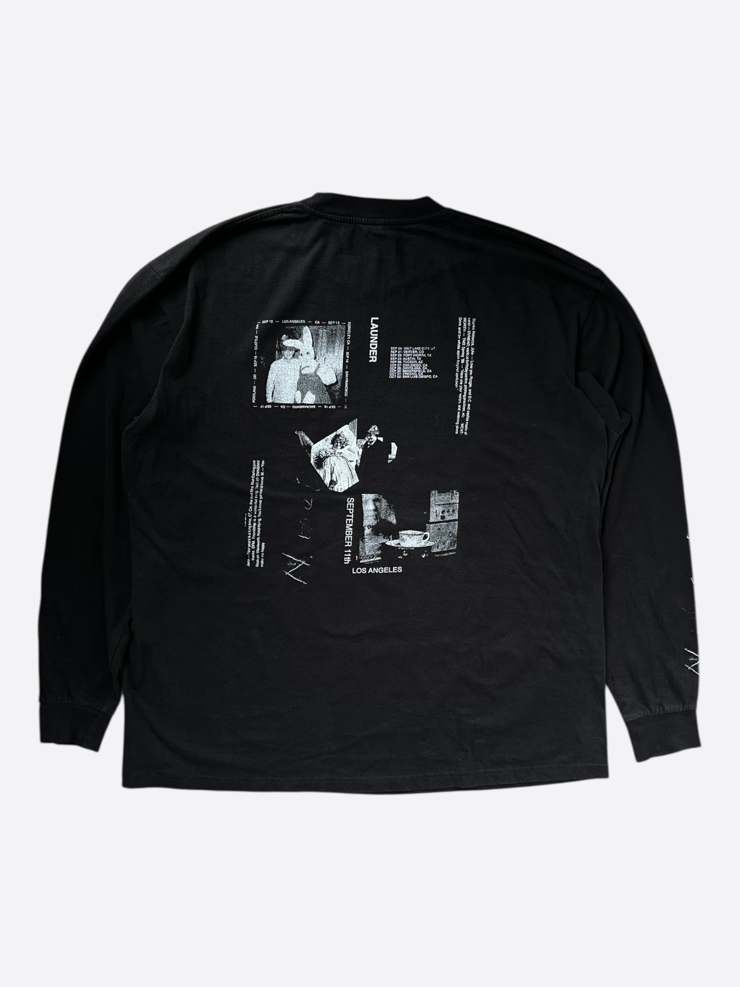 Enfants Riches Deprimes Black Launder Band Longsleeve T-Shirt