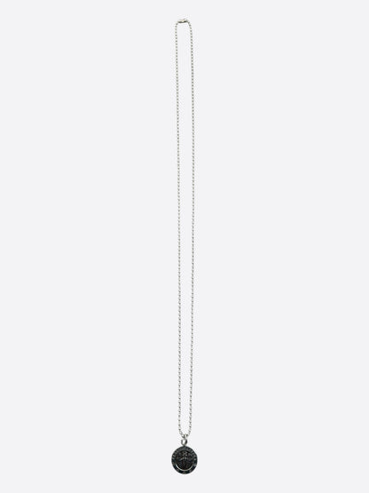 Chrome Hearts Silver Angel Medallion Necklace