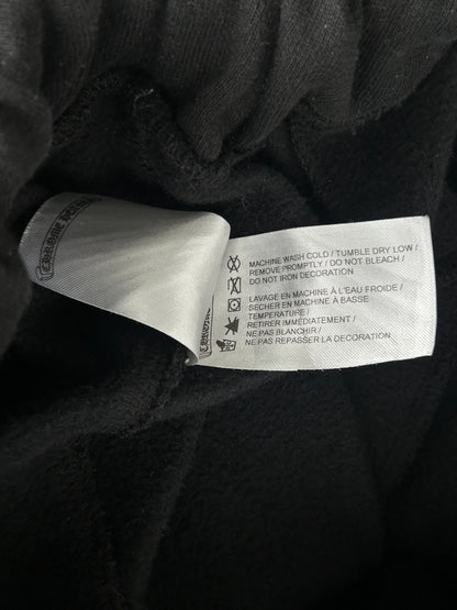Chrome Hearts Black & White Script Logo Sweatpants
