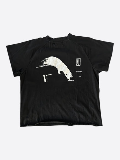 Enfants Riches Deprimes Black & White Rat Graphic T-Shirt
