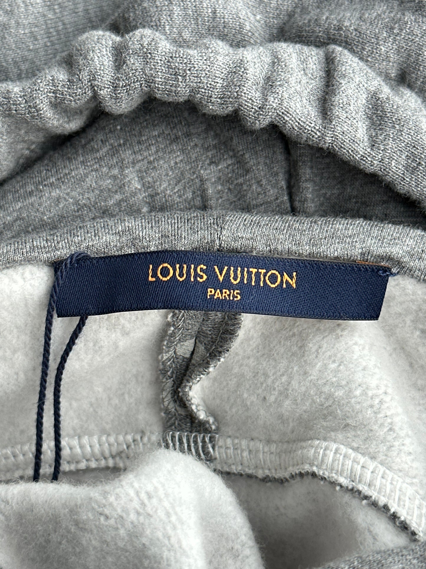 Louis Vuitton Grey Circle Cut Monogram Hoodie