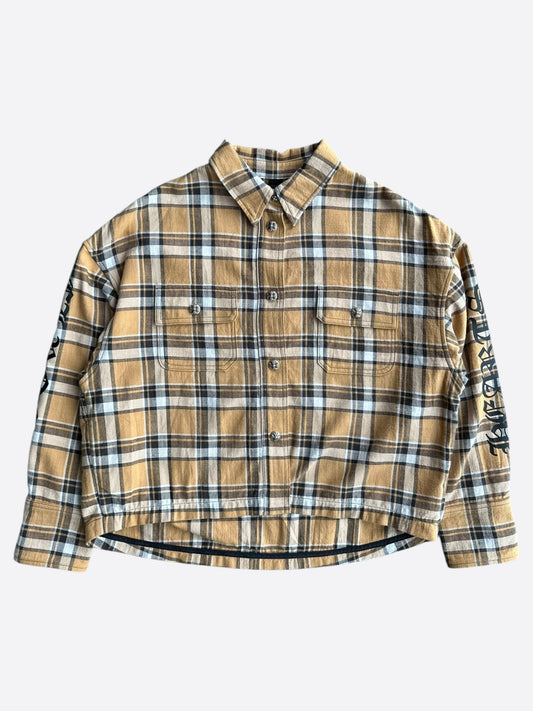 Chrome Hearts Yellow & Black Flannel Jacket