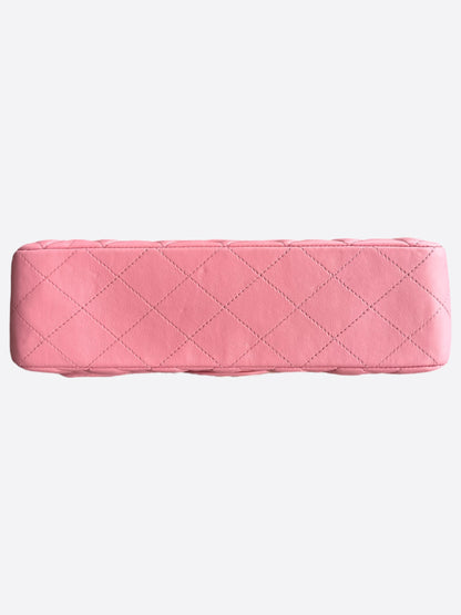 Chanel Pink Quilted Calfskin Medium Flap Bag