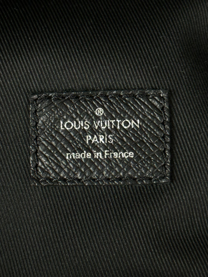 Louis Vuitton Black Taigarama Monogram Discovery Backpack