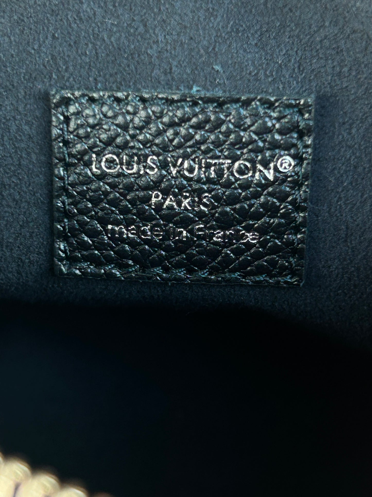 Louis Vuitton Navy Shimmer Monogram Nano Speedy