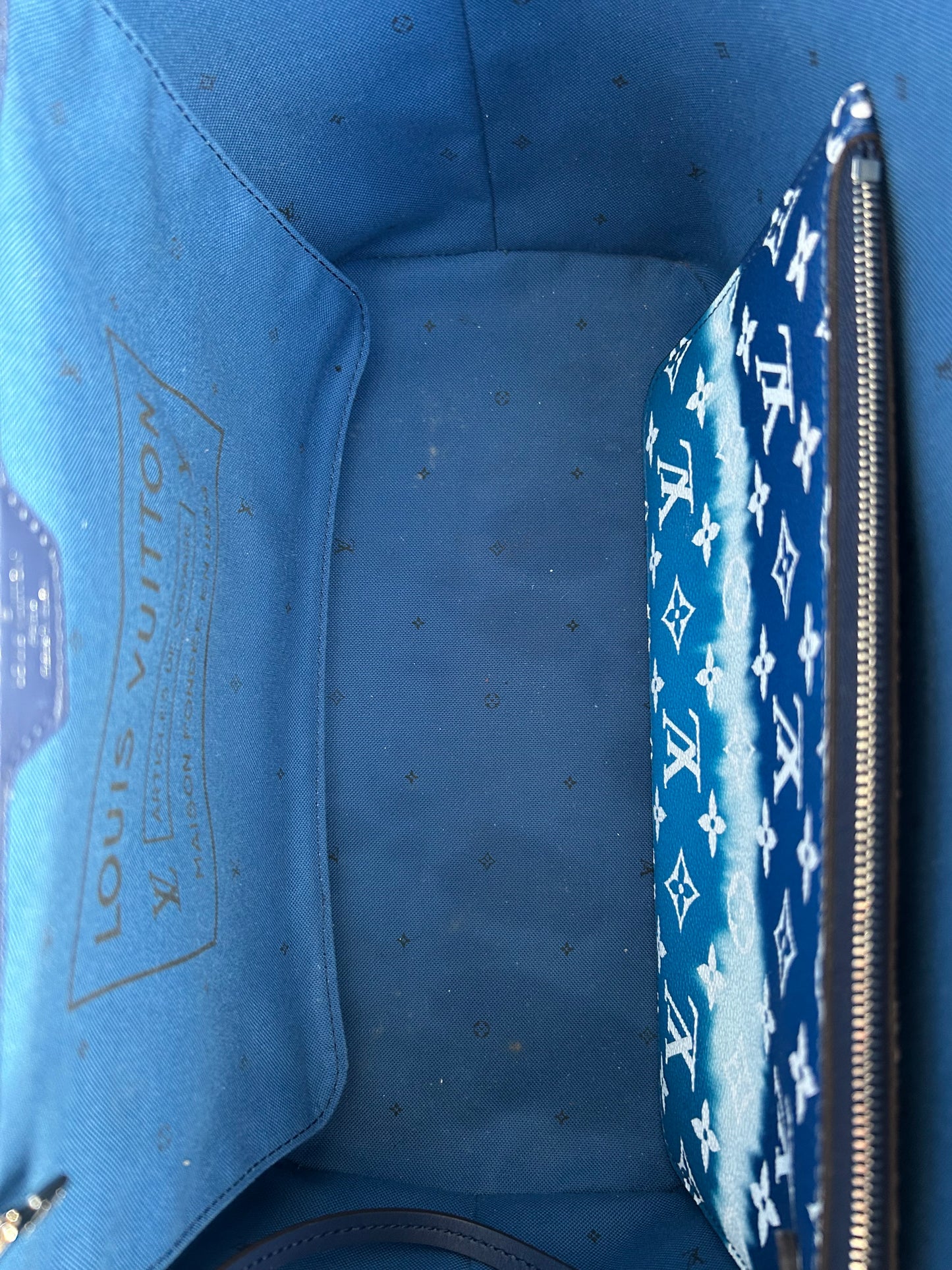 Louis Vuitton Blue Escale Monogram Neverfull MM