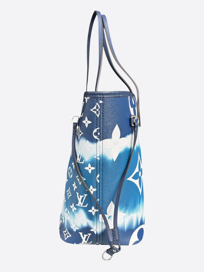 Louis Vuitton Blue Escale Monogram Neverfull MM