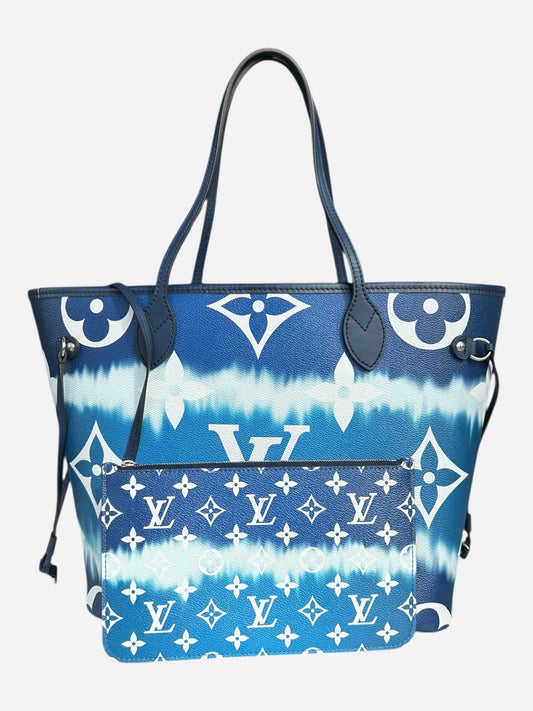 Louis Vuitton Blue Escale Monogram Neverfull MM
