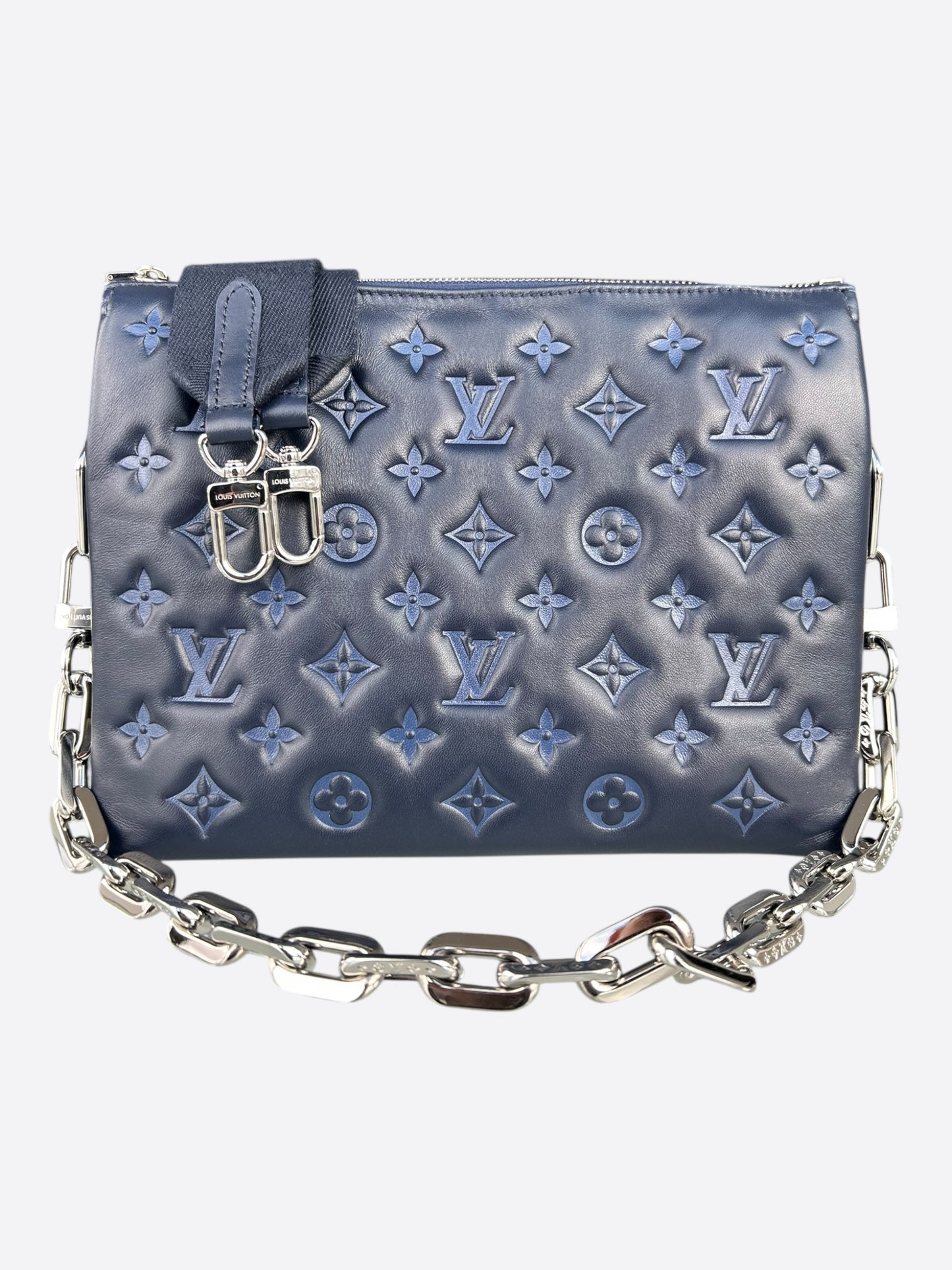 Louis Vuitton Navy Monogram Coussins PM