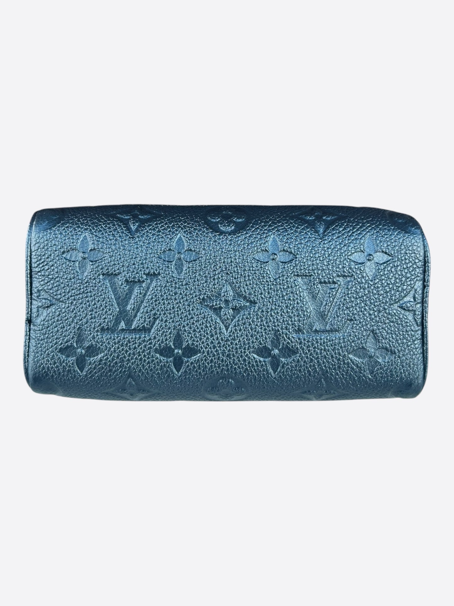 Louis Vuitton Navy Shimmer Monogram Nano Speedy
