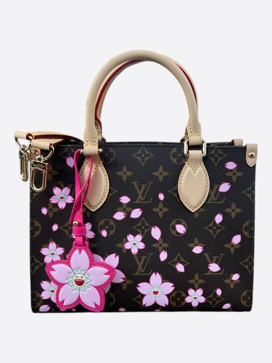 Louis Vuitton Takashi Murakami Brown & Pink OnTheGo PM