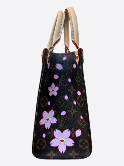 Louis Vuitton Takashi Murakami Brown & Pink OnTheGo PM