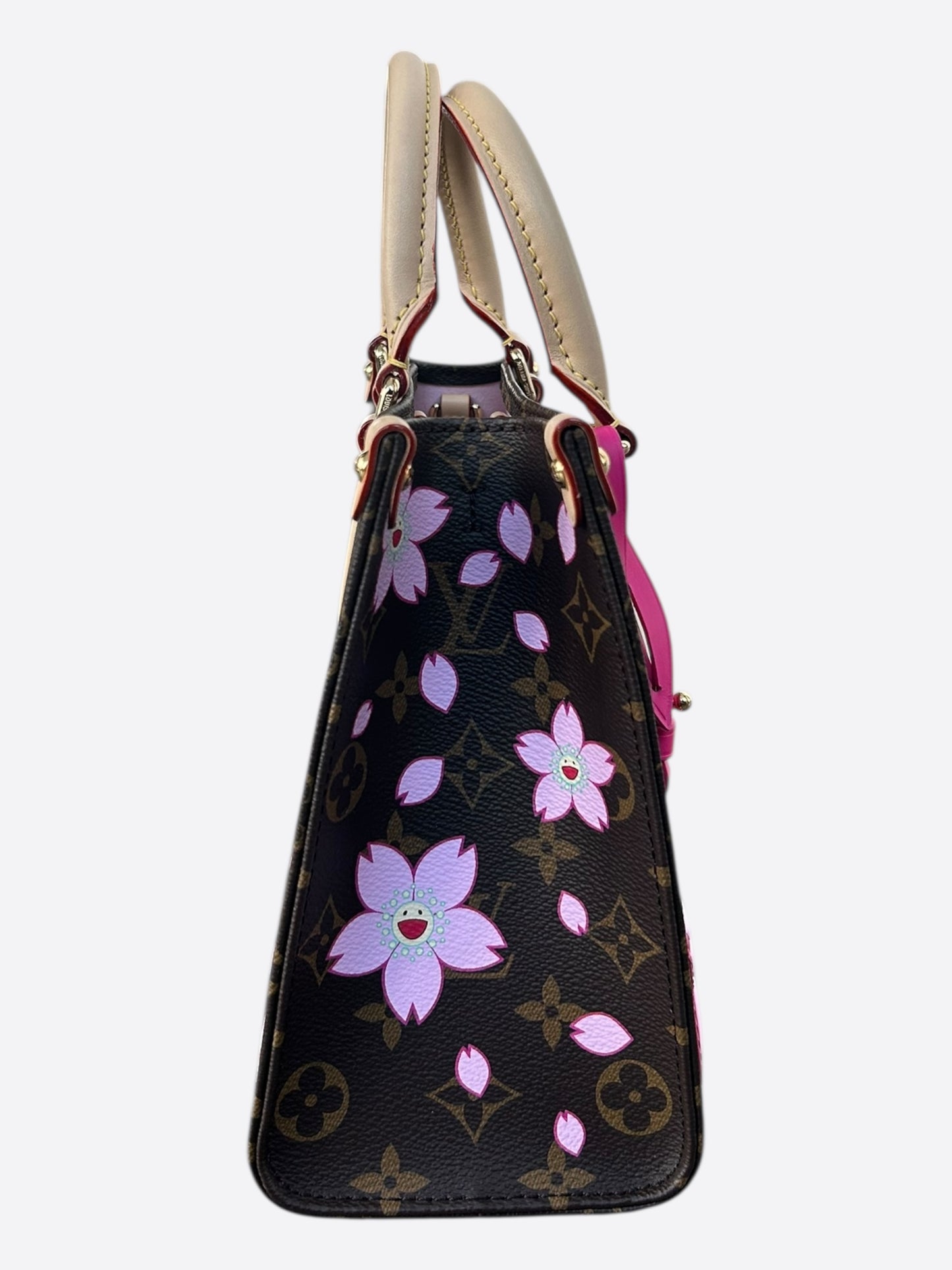 Louis Vuitton Takashi Murakami Brown & Pink OnTheGo PM