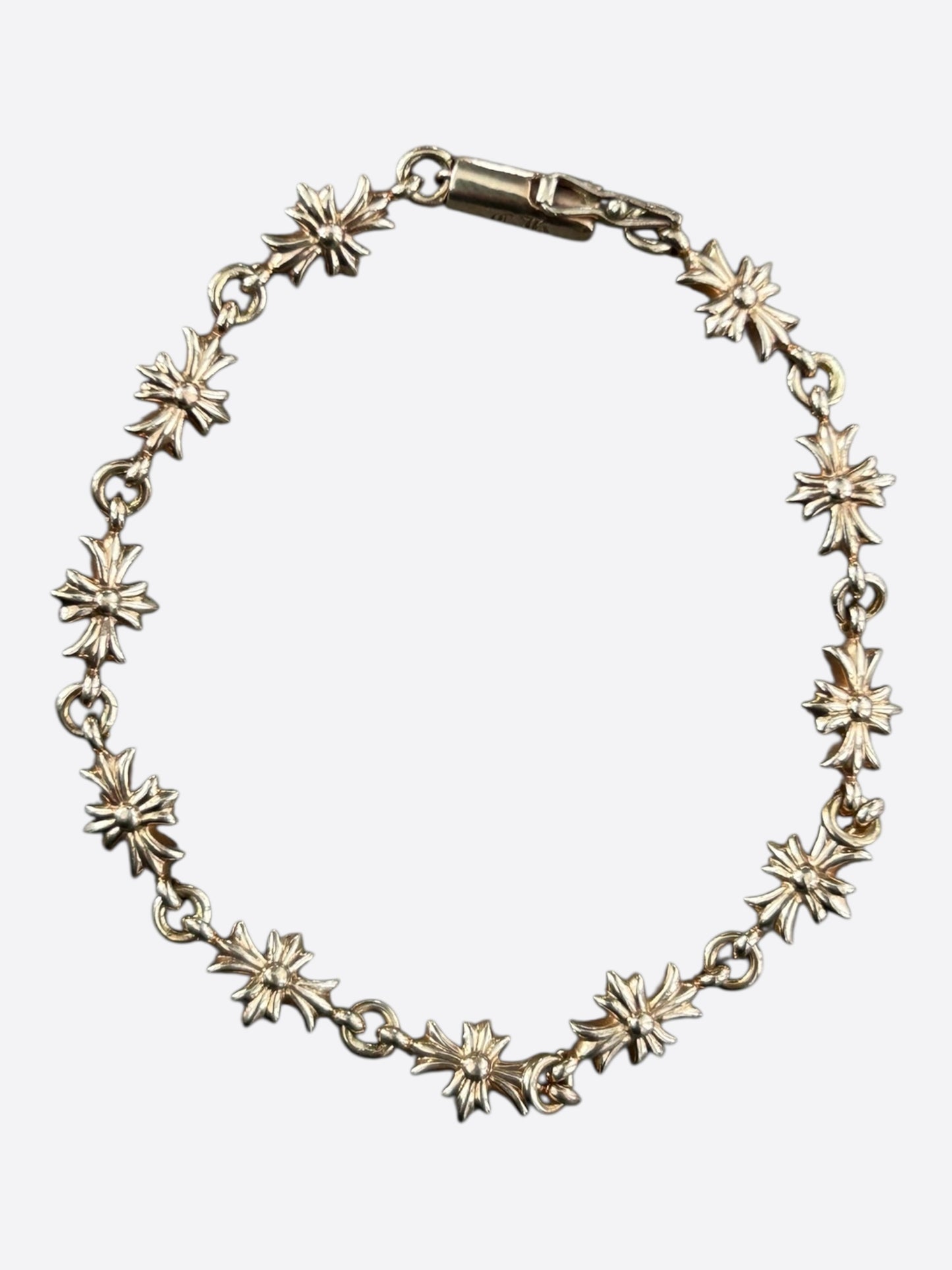Chrome Hearts 22K Yellow Gold Tiny-E Bracelet