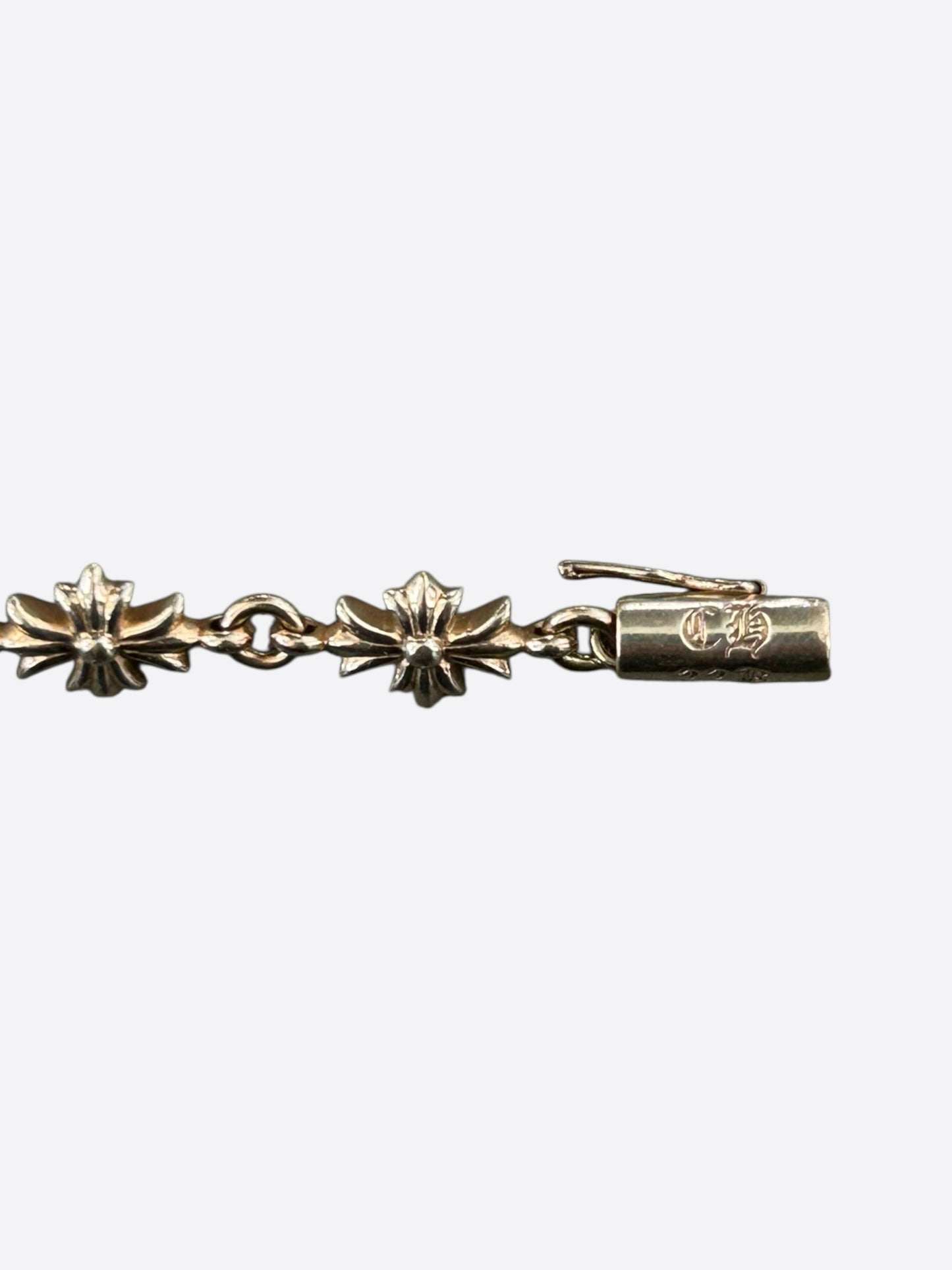 Chrome Hearts 22K Yellow Gold Tiny-E Bracelet