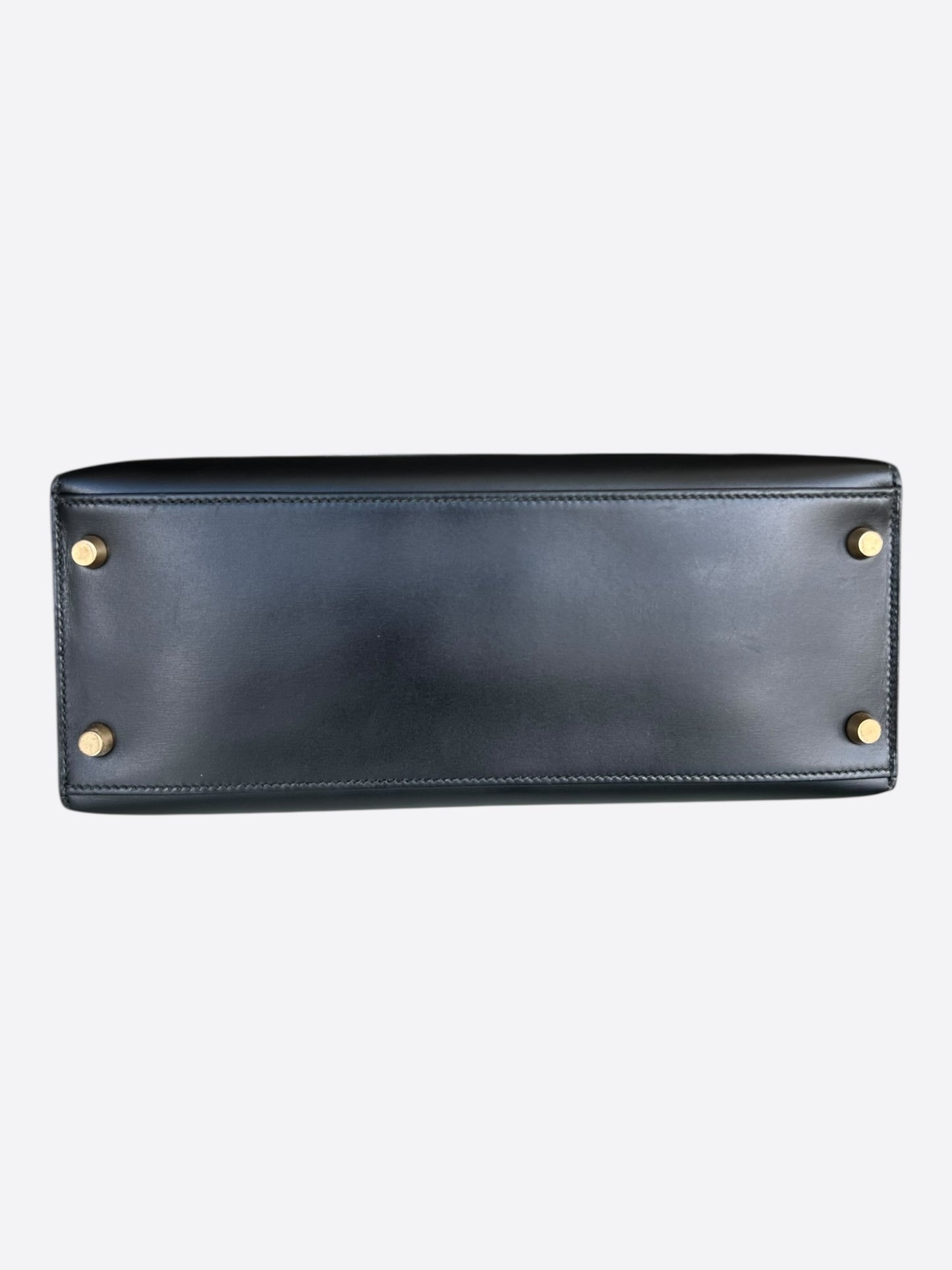 Hermes Black Box & Gold Hardware Kelly 28