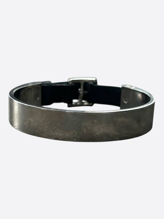 Hermes Black Swift & Palladium Hardware Clic HH Bracelet
